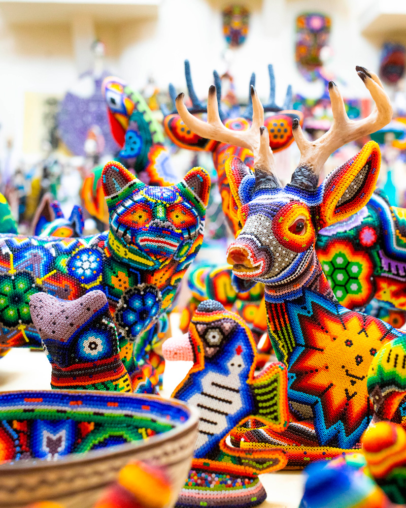 Arte Huichol en Puerto Vallarta